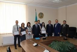 23 июня текущего года в Ревизионной комиссии по городу Астане состоялось торжественное  мероприятие ко Дню государственной службы Республики Казахстан